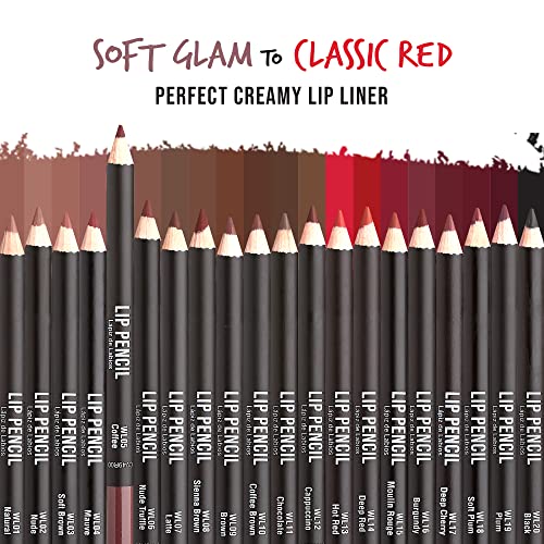 Image of Kiss New York Professional Slim Long-Wear Lip Liner Pencil, Matte Finish