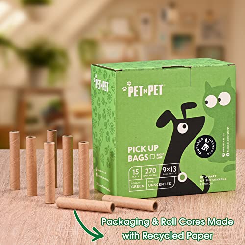 PET N PET Dog Poop Bag, USDA Certified 38% Biobased Poop Bags For Dogs - 270/540 Counts 15/30 Rolls, Strong, 100% Leak… - Image 7