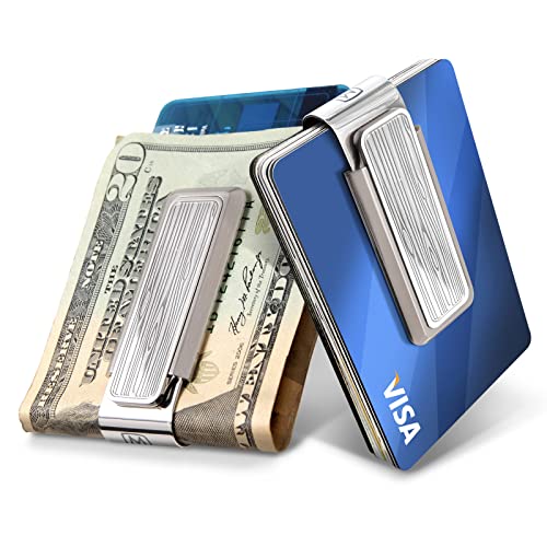 Image of M-Clip Stainless Steel Money Clip - Cash and Credit Card Holder for Men - Minimalist Slim Wallet Alternative