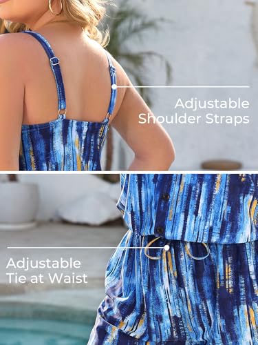 Summer Mae Plus Size Swim Romper One Piece Swimsuit Women Blouson Bathing Suit with Pockets 2025 Modest Swimwear4