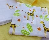 Blissful Baby Large Burp Cloth - Black Friday Deal - Pack of 4 - Limited Quantity Designer Burp Cloths