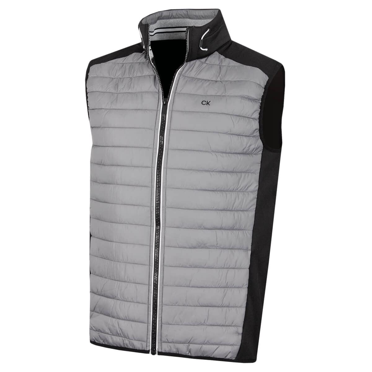 Calvin Klein Men's Silver/Black Hybrid Insulate Bodywarmer Gilet - Xxxxl