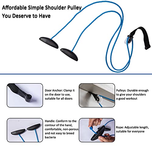 Shoulder Pulley Over The Door Physical Therapy System, Exercise Pulley, Alleviate Shoulder Pain and Facilitate Recovery from Surgery