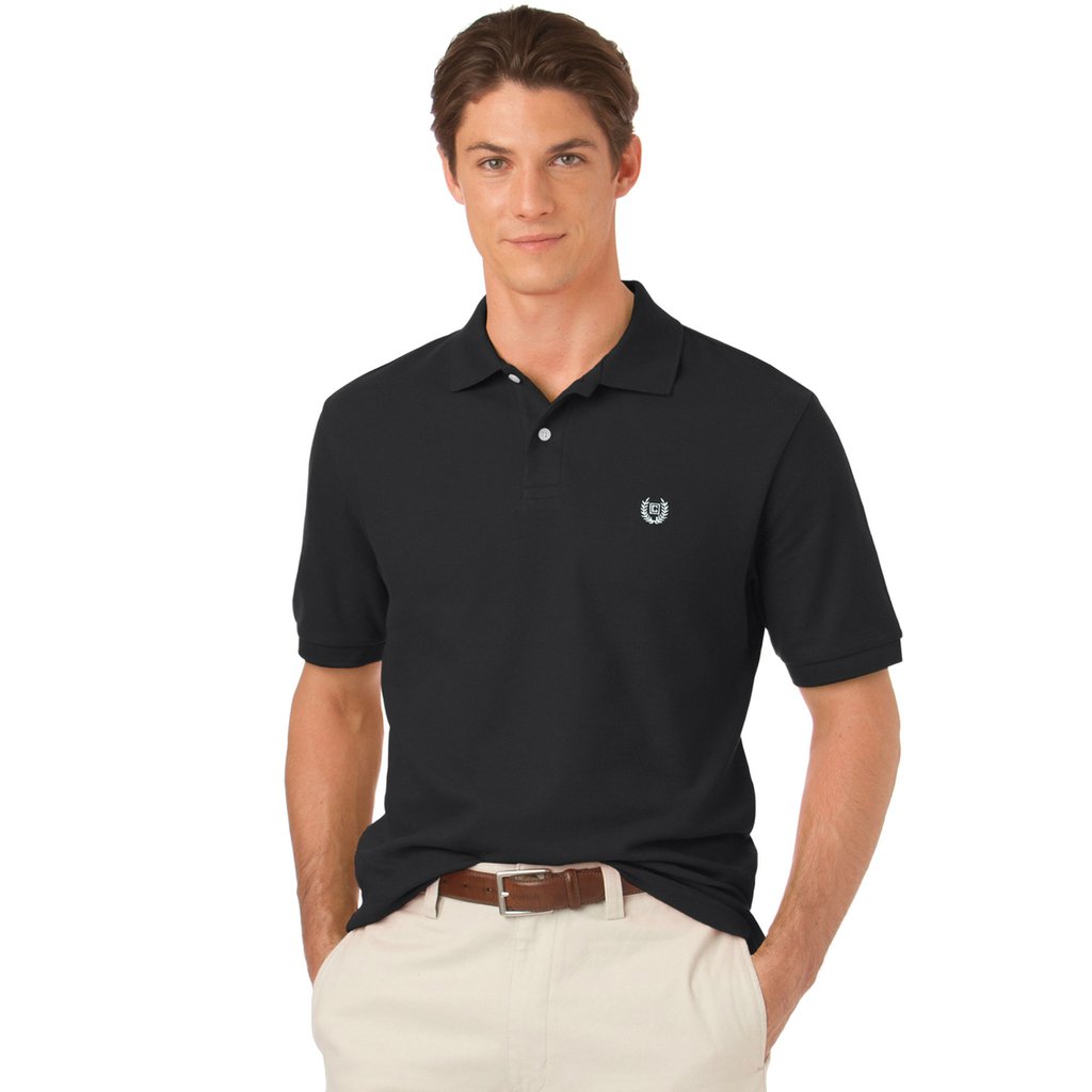 Chaps Men's Classic Fit Cotton Mesh Everyday Polo Shirt