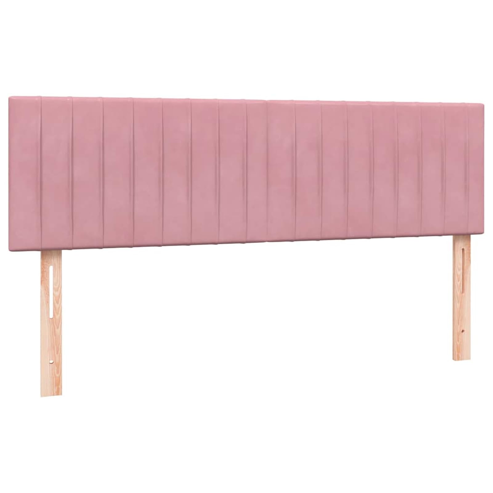 ATOMSTACK MAKER Letto a molle, rosa, 140 x 220 cm, con materasso a molle insacchettate, testiera in velluto regolabile in altezza e coprimaterasso traspirante, moderno letto per camera da letto per un