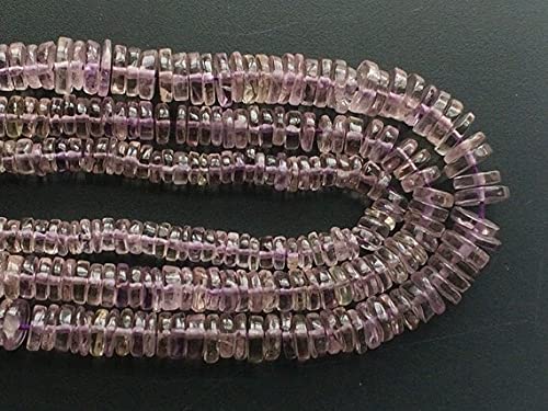 Collier améthyste rose avec perles naturelles 5-7mm pour création bijoux LKBEADS