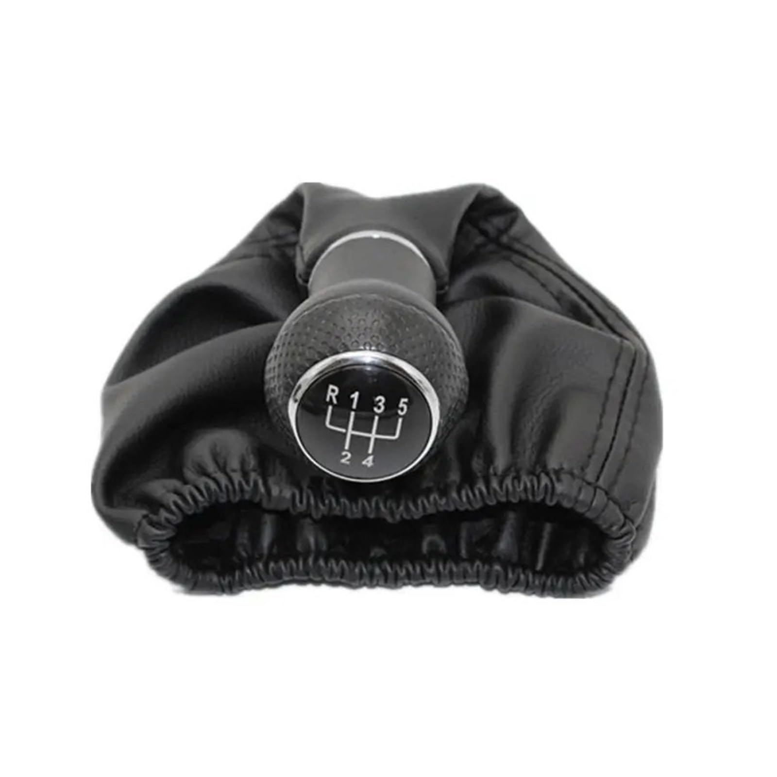 Gxqklsu Black Line Gear Shift Knob For Seat For Arosa For Ibiza For Inca For Cordoba Car-Styling 5 Speed Car Gear Shift Knob Boot With 6X071111f(Black Line)