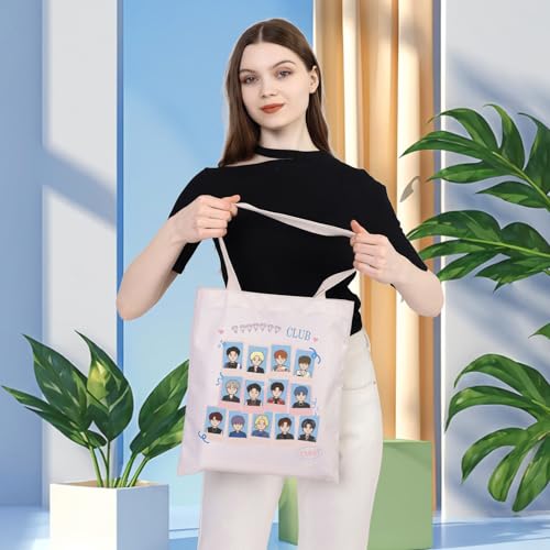 Bolsa Tote de Lona Koreana para Fans de 17 Grupo miniatura 2
