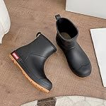 WOWSTICK Bottes de pluie pour les femmes et les hommes, étanche légère Confortable anti-dérapant hauteur de cheville en caoutchouc