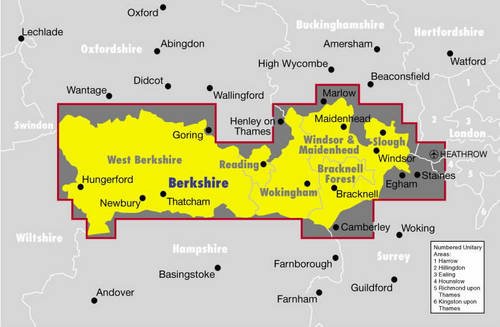 Ordnance Survey Berkshire Street Atlas