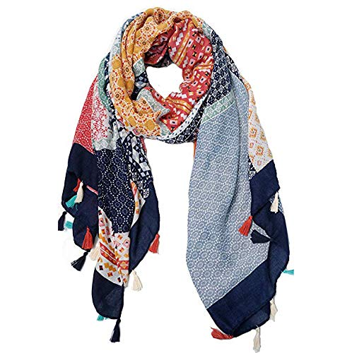 Scarves for Women Large Lightweight Floral Flower Spring Scarf Fashion Wrap Shawls Oversized Shawl Cape by AHYUAN