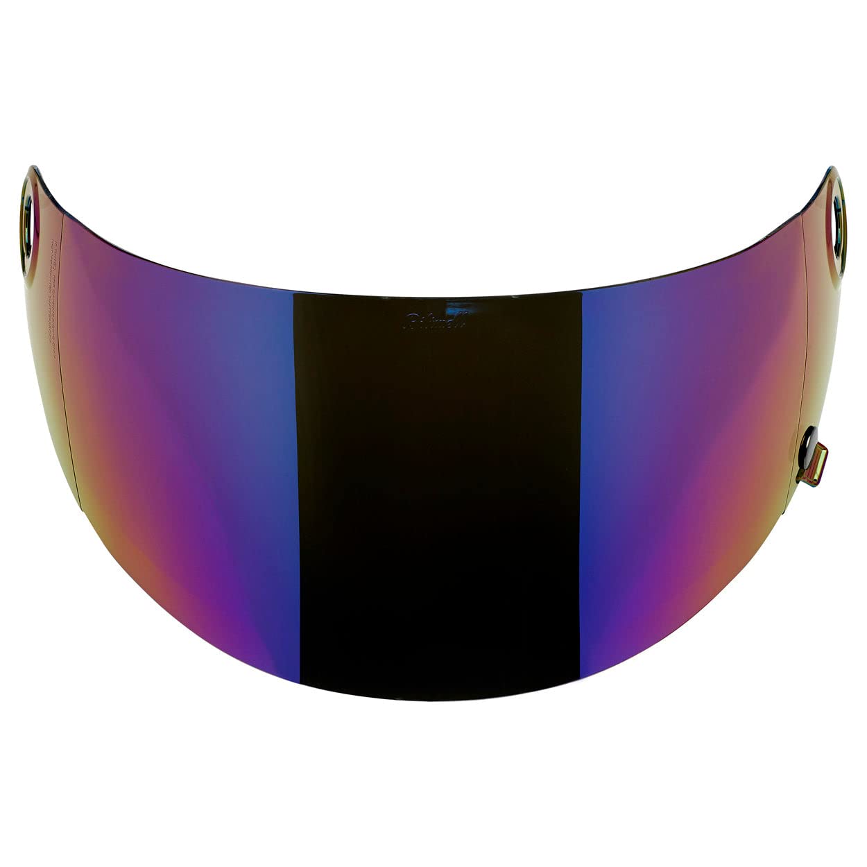 Biltwell | Gringo S Gen2 Flat Shield | Rainbow Mirror | Anti-Fog | Scratch Resistant | UV/A UV/B Resistant | Motorcycle Helmet Accessory