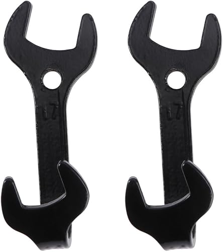 Operitacx Juego de ganchos de pared de llave única, material de hierro multifuncional para el hogar, dormitorio, cocina