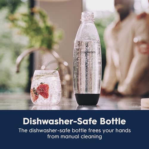 Image of SodaStream Terra Sparkling Water Maker Bundle in Black - includes 3-Pack CO2 and Carbonating Bottle