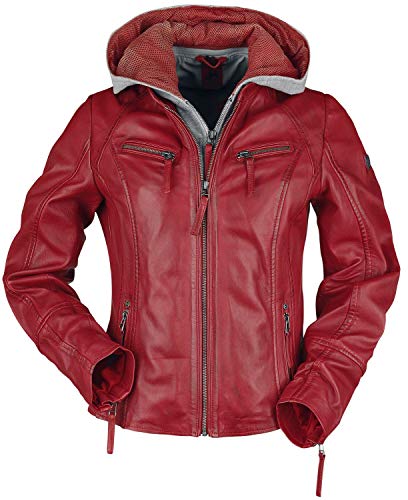 Preisvergleich Produktbild Gipsy Nola2 LEGV Frauen Lederjacke rot S 100% Leder Basics, Biker
