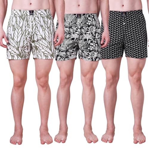 Image of Urban Scottish Ultra-Comfortable Men's Boxer Pants - 100% Cotton Material with A Stylish Print - Soft and Stretchy Elastic Waist Band - Dynamic Movement and Hardwearing Stitching - Breathable with A Gentle Snug Fit