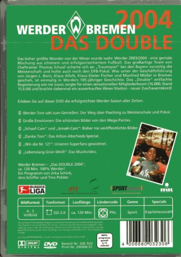 Preisvergleich Produktbild Werder Bremen - Das Double 2004
