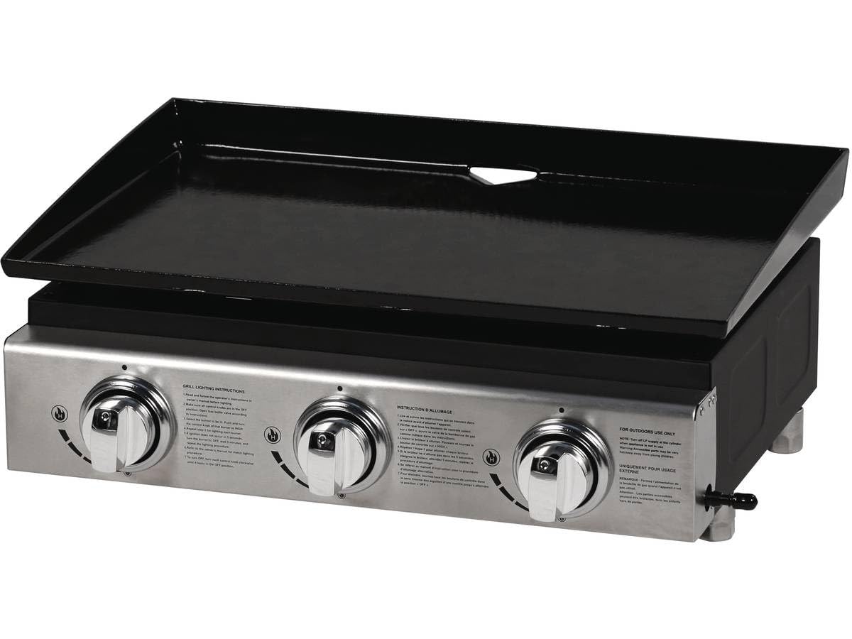 Habitat et Jardin Plancha Presto 3-3 quemadores - 9.7kW - Gris