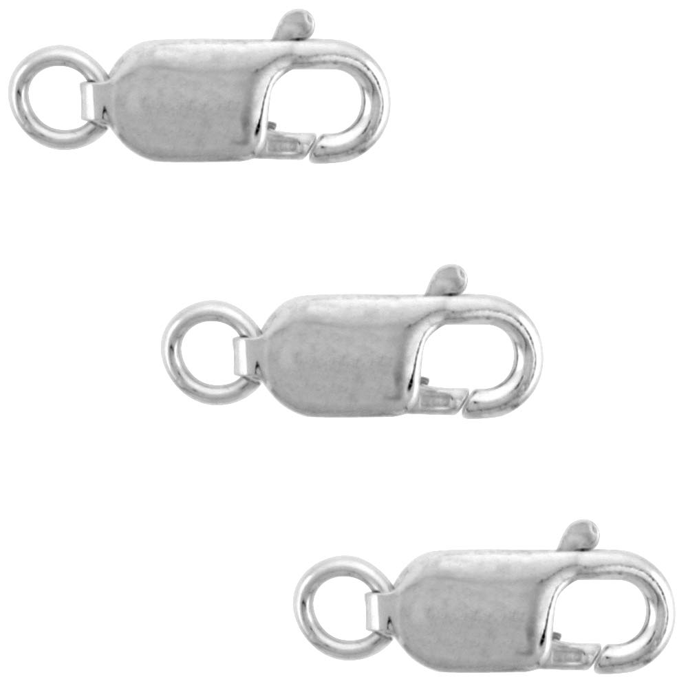 Sabrina Silver Sterling Silver Lobster Claw Clasp 16 mm 3 pcs