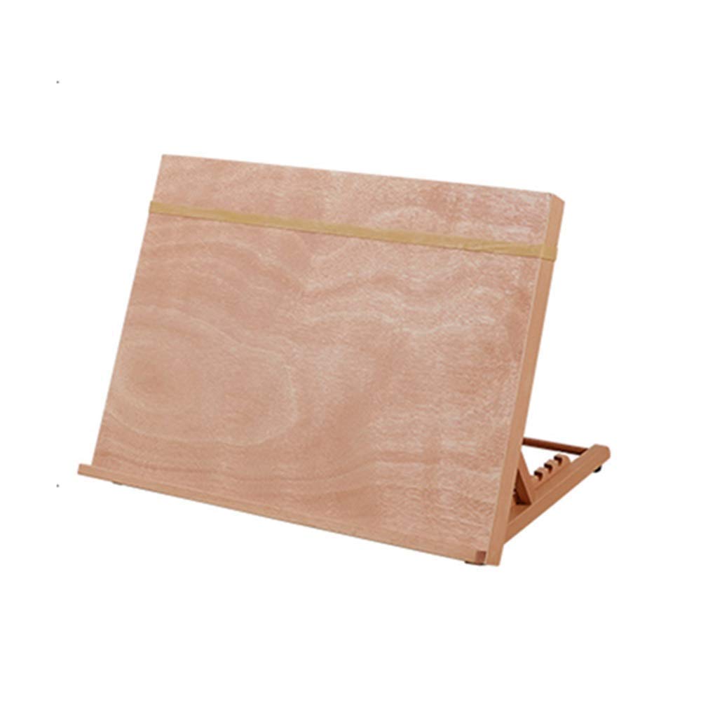 CWCQGH Easel Desktop Bracket Artboard Rack Desktop Easel Desktop Bracket Student Oil Easel Wooden Easel