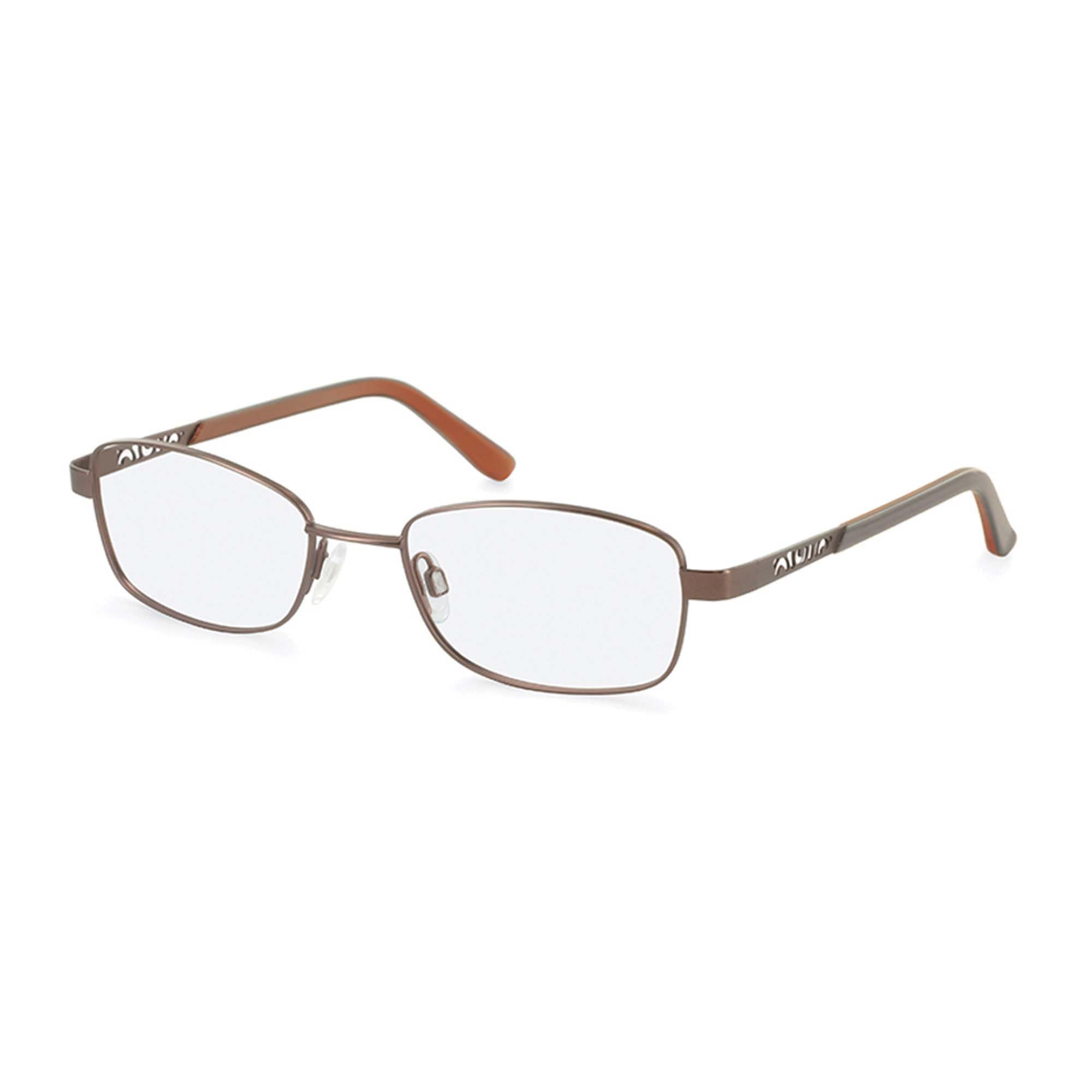 Puccini Brille mit Sehstärke für Damen optional mit Sonnenbrillentönung oder Blaulichtfilter, Oval, gefertigt aus Metall (inklusive Brillenetui)