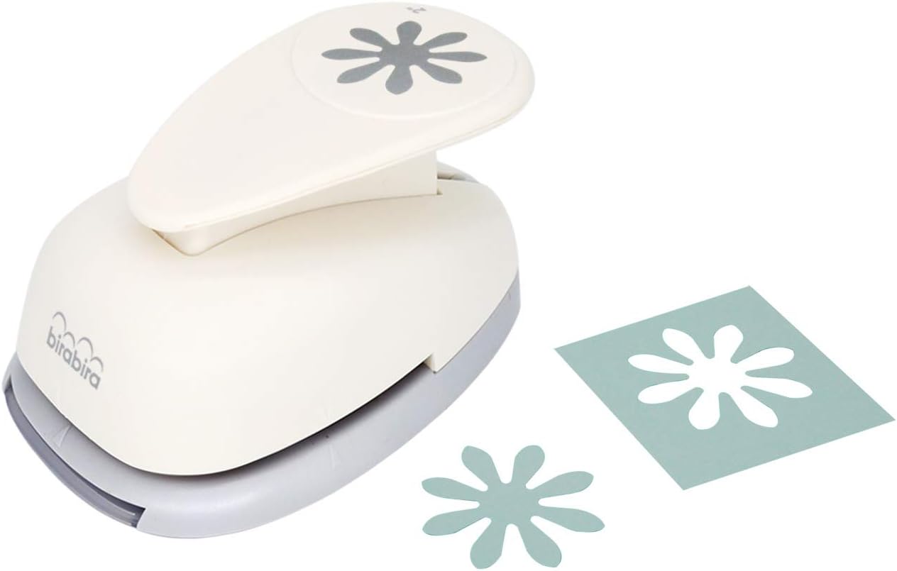 Bira 2 inch Daisy Lever Action Craft Punch for Paper Crafting Scrapbooking Cards Arts