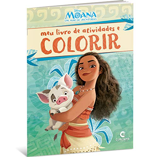 MEU LIVRO DE ATIVIDADES E COLORIR MOANA POP