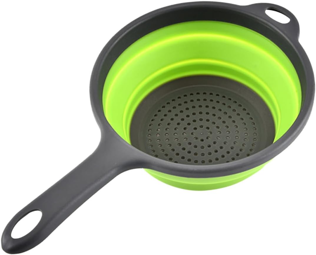 OKUMEYR 1pc Collapsible Drainer Basket Collapsible Colander Plastic Colander Fruit