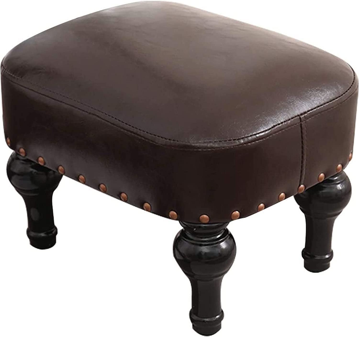Repose-pieds pour canapé pouf rectangulaire en cuir pour soulager vos jambes