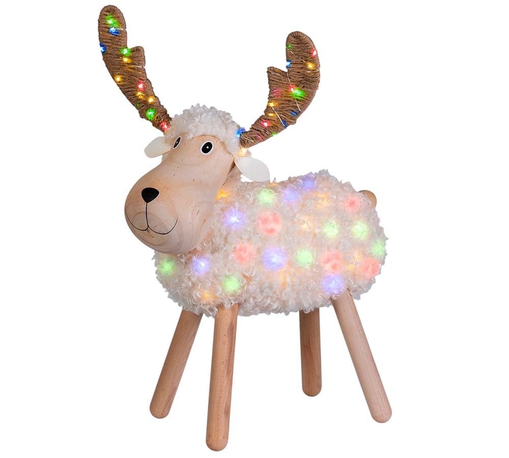 Lotti Pecorenna Luminosa H 45 Decorazioni Addobbi Natale