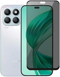 شاشة حماية زجاج كاملة للخصوصية لموبايل هونر X8b من دلـع موبايلك - لون أسود