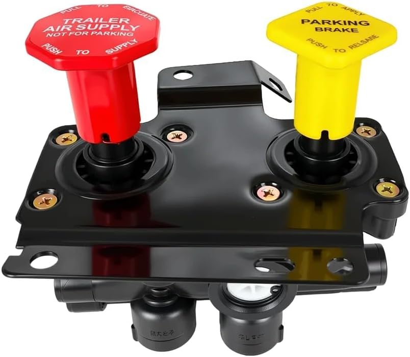 Dash Valve Dual Park Brake With 5 Ports Replacement for Volvo VNL 24340522 21315044 K035691