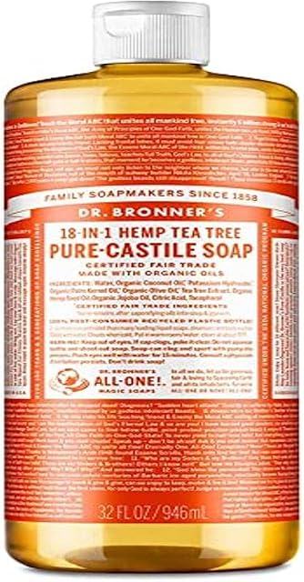 Dr Bronner's 946 ml Organic Tea Tree Castile Liquid Soap