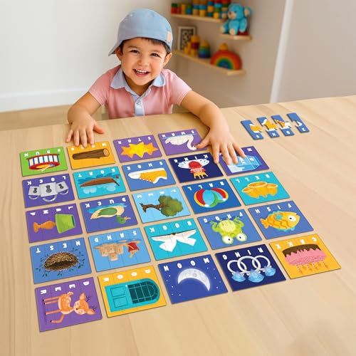 Image of PLAY PANDA 4 Letter Word Jigsaw Spelling Puzzle Game for Kids Learning