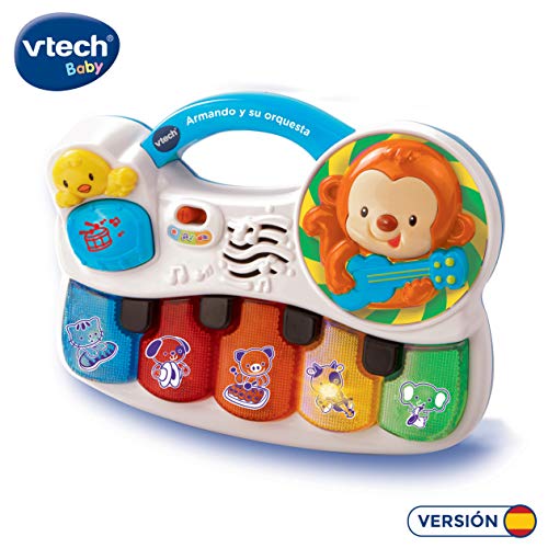 VTech- Armando y su Orquesta Piano Interactivo para Aprender los Instrumentos, los...