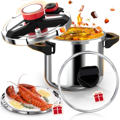 18/8 Stainless Steel 10 Quart Pressure Cooker