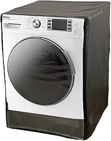 Capa Maquina Lava E Seca Philco 12 Kg PLS12B PLS12T Abertura Frontal Transparente Ziper Preta