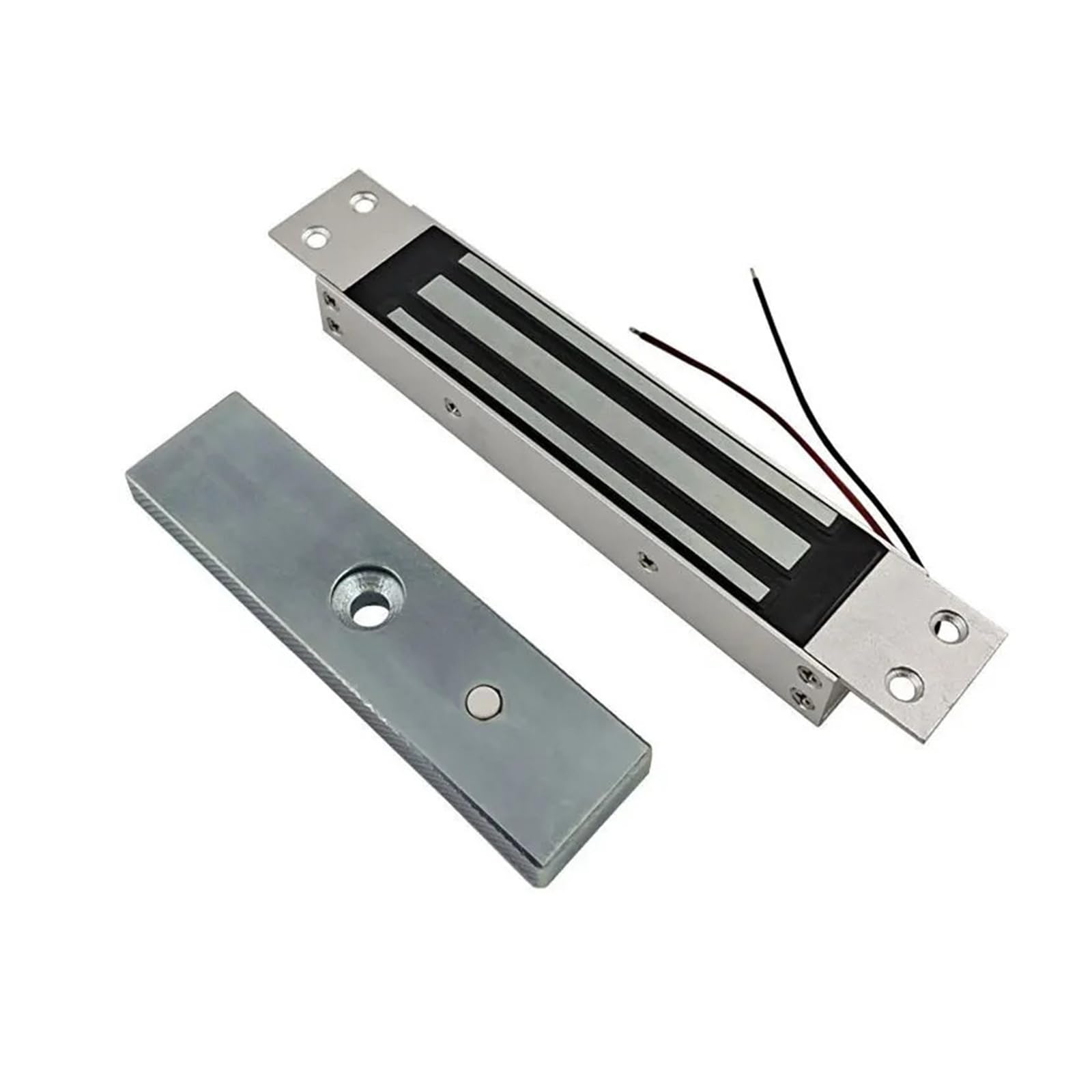 Cerradura magnética integrada de 180 kg, uso para puerta de madera, puerta de metal, sistema de control de acceso