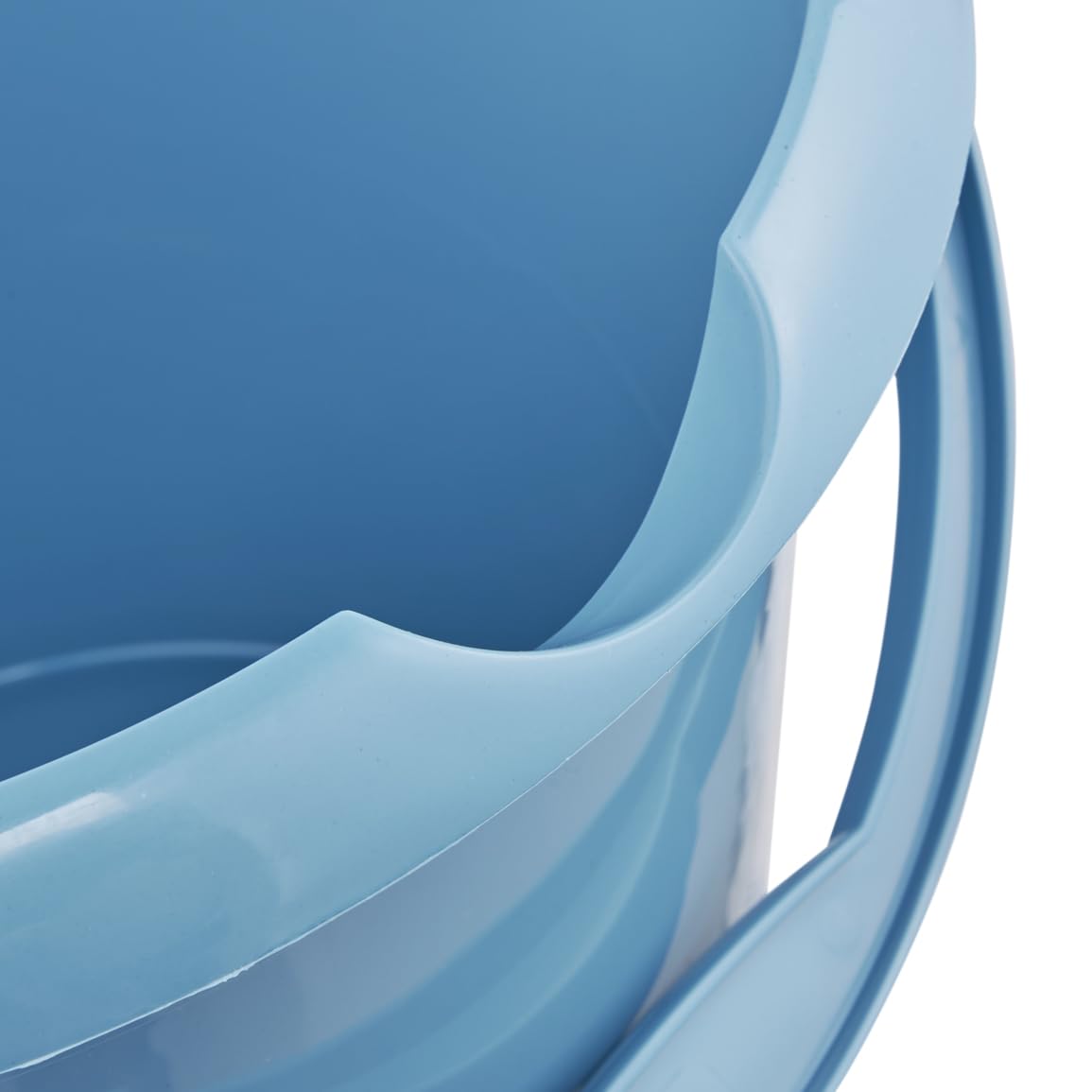 keeeper Wiadro z dzióbkiem, zintegrowana skala pomiarowa i ergonomiczny uchwyt, 10 l, Mika Eco Line, niebieskie (Eco Sky Blue)