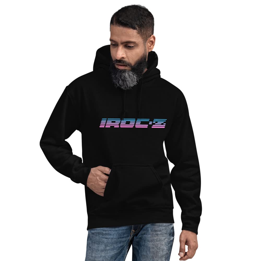 80s Camaro IROC-Z Miami Vice graficzna bluza z kapturem | Pulower dla miłośników samochodów