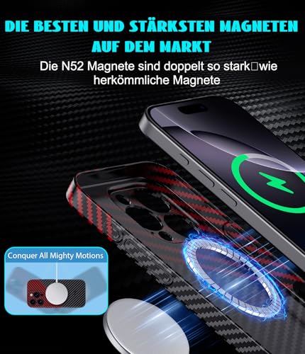 Coque iPhone 16 Pro compatible Magsafe avec 2 verres de protection