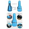 Waterproof Durable Colorful Ukulele Cotton Case Bag with Storage (21in, black)