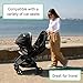 Summer Infant Ingenuity 3Dquickclose CS+ Compact Fold Stroller – Lightweight Stroller with Oversized Canopy, Extra-Large Storage and Compact Fold, Gray