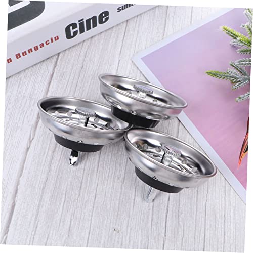 Colador para desagüe inoxidable 3 piezas miniatura 5