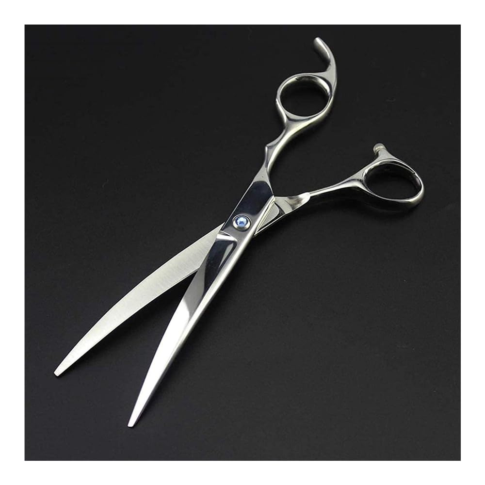 Ciseaux de toilettage, Ciseaux courbés, Kit d'outils de coupe de ciseaux courbés, adapté à la coupe des poils d'animaux