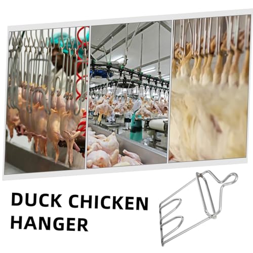 Gancho para carne de matadero con acabado profesional inoxidable 7