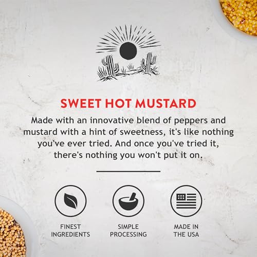 Image of Koops Arizona Heat Mustard, 12-Ounce Bottles (Pack of 12)