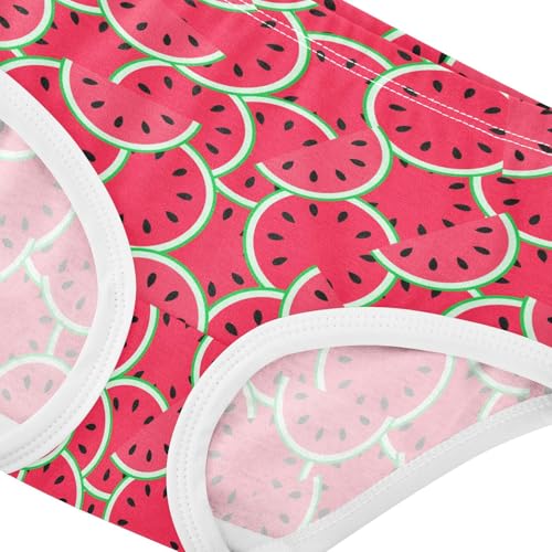 Little Girls' Soft Cotton Underwear Kids Breathable Comfort Watermelon Panties Briefs Toddler4