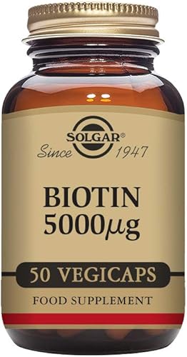 Solgar  Biotina 5000 mcg 50 Cápsulas Vegetales