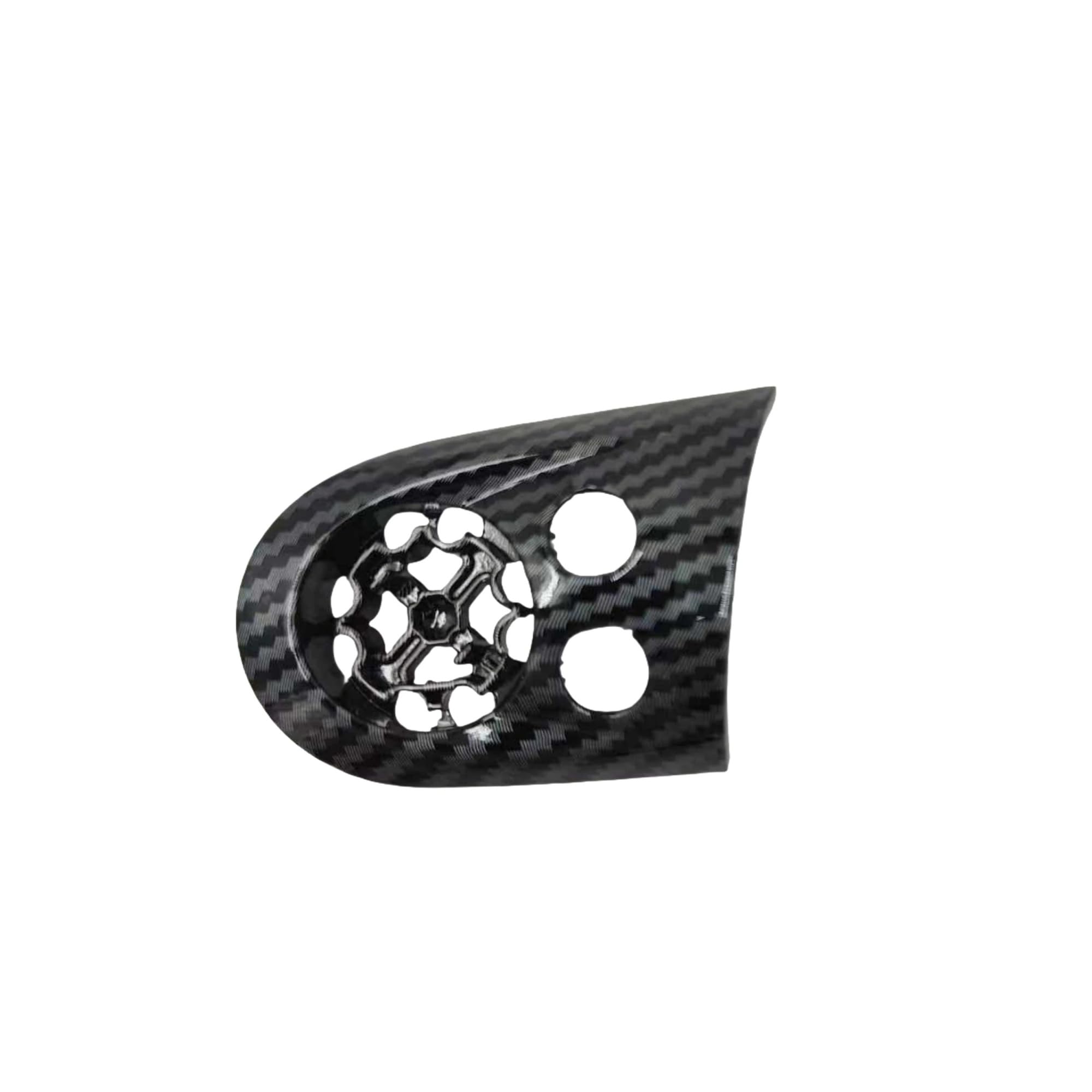 Boutons carbone pour volant BMW Cooper cache de régulateur élégant - 5